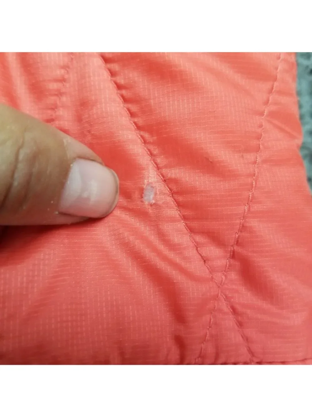 Patagonia Jacket Girls XL Primaloft Orange Quilted Polyester Full Zip *Read*